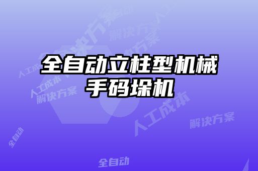 全自动立柱型机械手码垛机