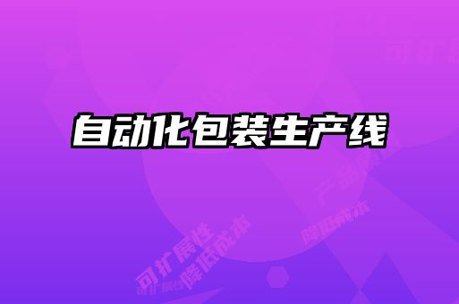 自动化包装生产线