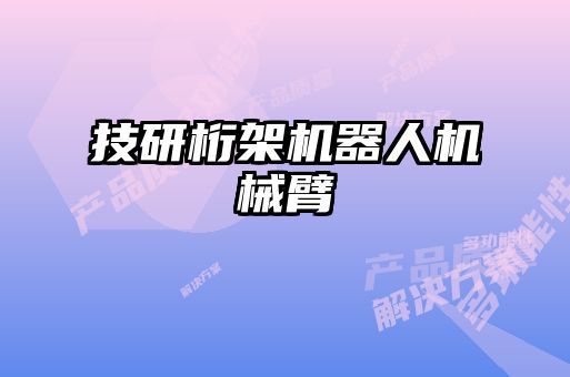 技研桁架机器人机械臂