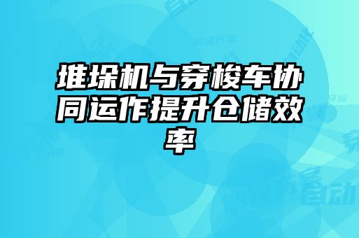 堆垛机与穿梭车协同运作提升仓储效率