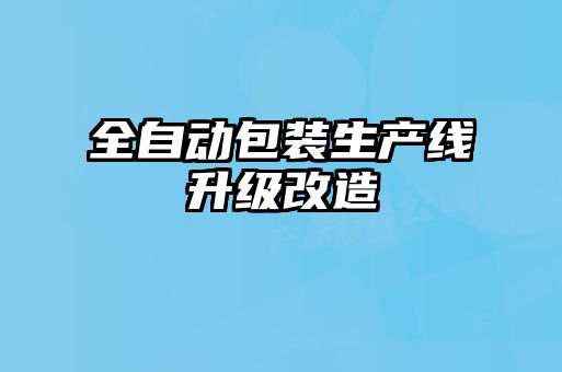 全自动包装生产线升级改造