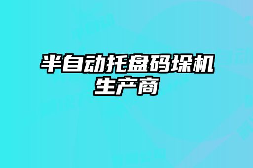 半自动托盘码垛机生产商