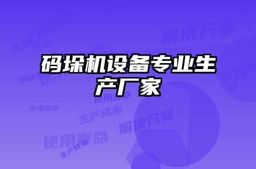 码垛机设备专业生产厂家