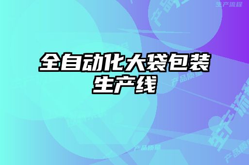 全自动化大袋包装生产线