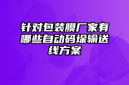 针对包装膜厂家有哪些自动码垛输送线方案