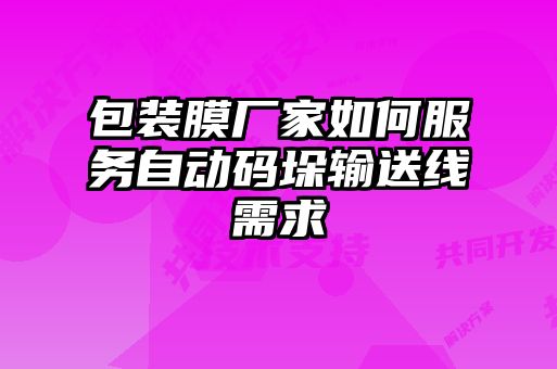 包装膜厂家如何服务自动码垛输送线需求