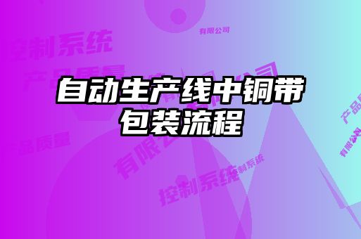 自动生产线中铜带包装流程